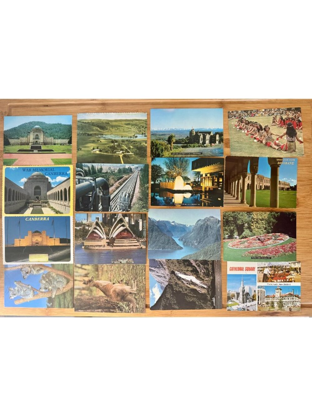 Vintage 1970s Lot of Postcards of Australia and New Zealand / 16 Postcards